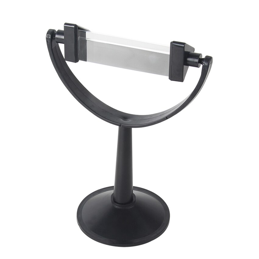 Prisma Triangular de vidrio óptico con soporte de plástico giratorio para enseñar física del espectro de luz, arco iris de cristal de fotografía