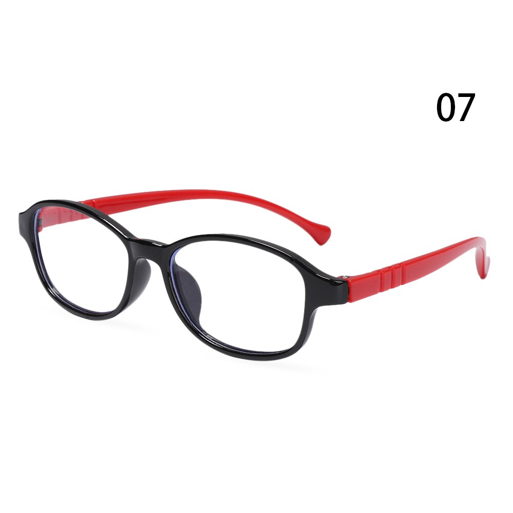 1PC Kid Glasses Ultra Light Frame Computer Glasses Anti-blue Light Eyeglasses Eyewear Boys Girls Vision protection Lynx Glasses: 07