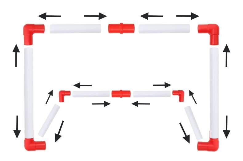 Draagbare Vouwen Kinderen Voetbal Doel Deur Set Voetbal Gate Buitensporten Speelgoed Kids Voetbal Deur Set Speelgoed voor Kinderen