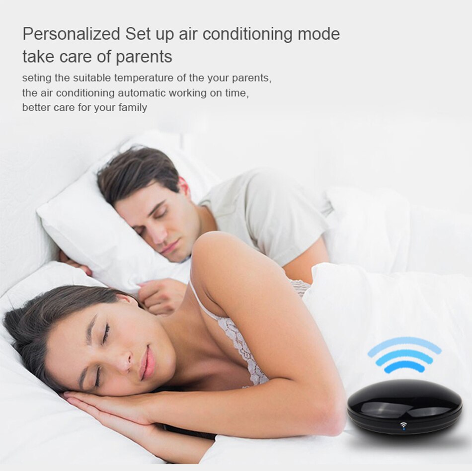 Round Wireless Infrared Smart Remote Control Hub WiFi IR Controller Tuya Smart Life APP Voice Control Alexa Google Home