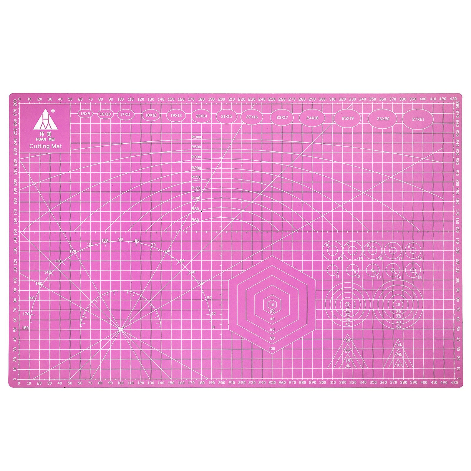 A3 A4 A5 PVC Cutting Board Mat Leather Craft Tools Durable Self-healing DIY Sewing Accessories Art Paper Cutting Engraving Pad: A3 Pink