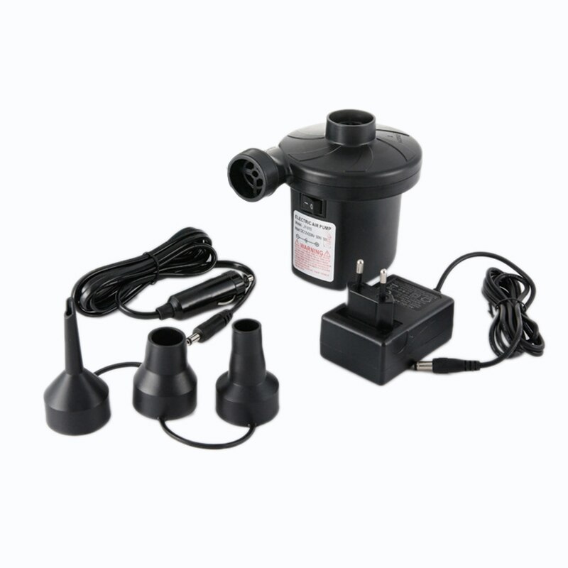 Electric Air Pump Car Inflatable Pump Portable Air Mattress Pump Universal Electric Pump for Inflatables EU Plug