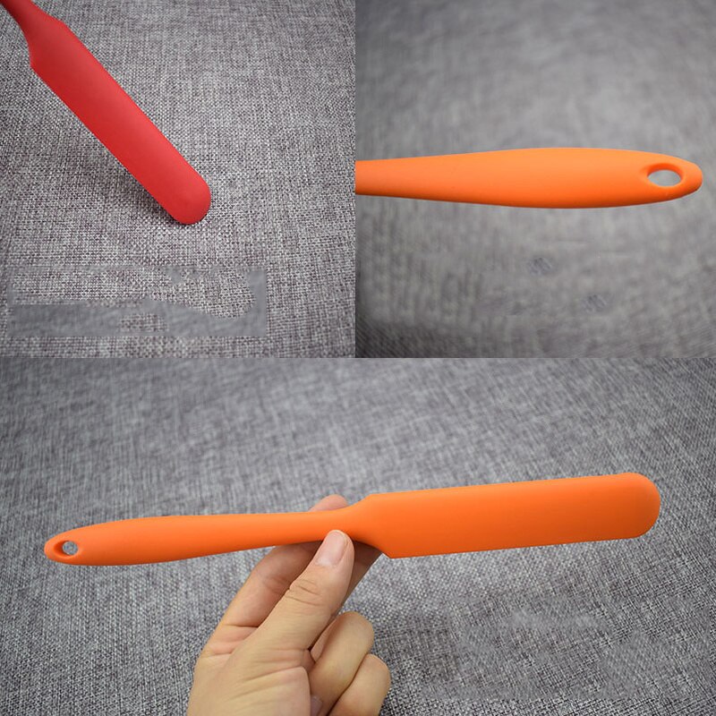 Fleksibel bageware 1pc varmebestandig silikonspatel populære bageværktøj køkkenredskaber slank non-stick