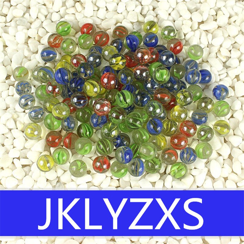MeineMurmeln - 30 Murmeln Nugget Farbe, 14 Mm Glas-Murmeln Für Spiele, Deko Oder Sammlung