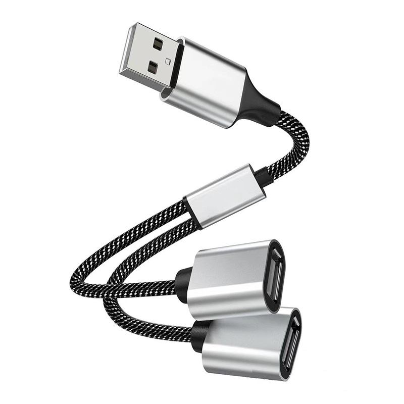 Przedłużacz koncentratora USB typu C 4-portowy rozdzielacz kabla USB OTG Szybki adapter transferu Przenośny konwerter do komputera PC Laptop Macbook Pro: BIAŁY