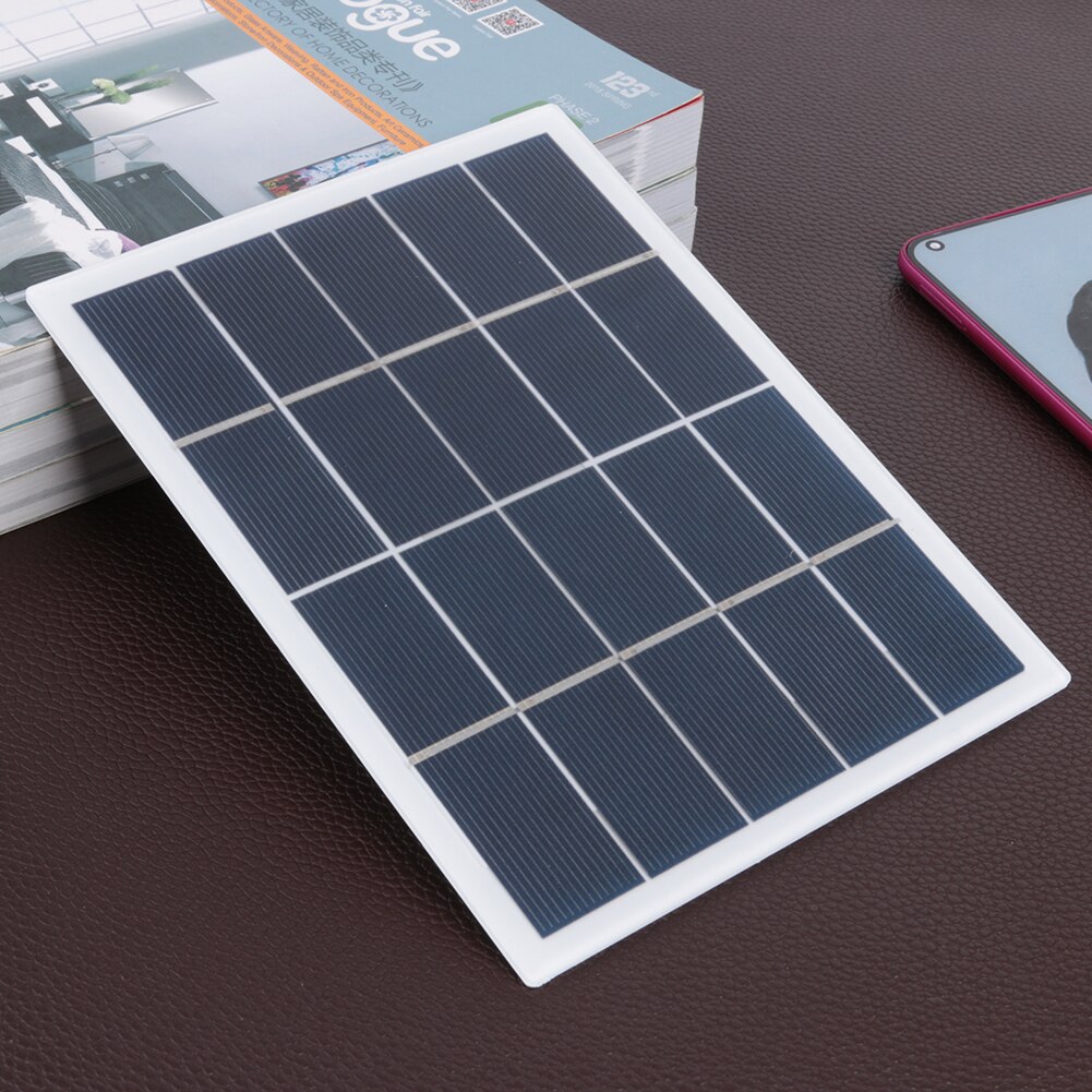 3W 5V Zonnepaneel Lader 170X130Mm Diy Polykristallijn Silicium Solar Battery Solar Power Waterdicht Eenvoudig installatie