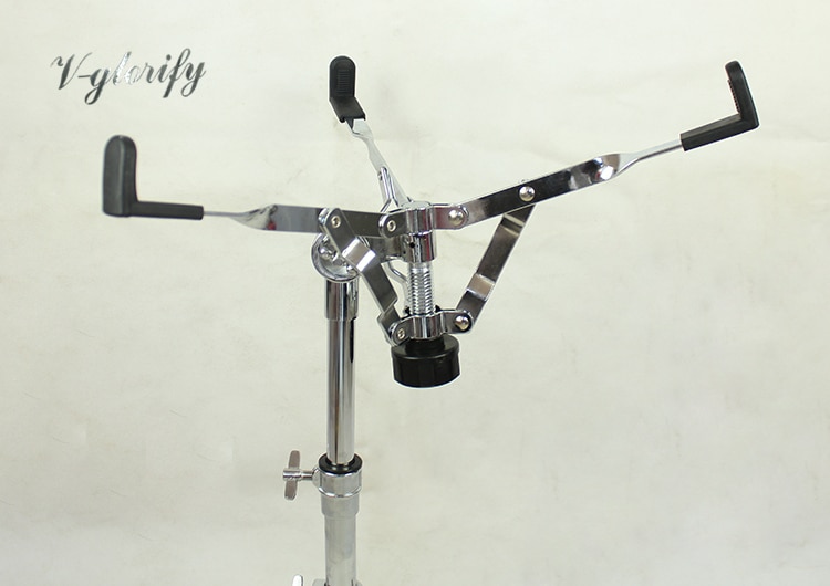 Set Di 3 Gambe Per Tom Da Pavimento In Metallo – Altezza 50cm, Ricambio Percussioni, Argento