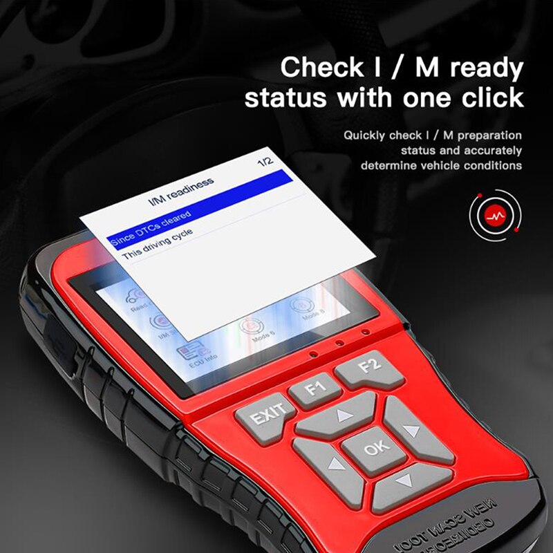 1pc Original JDiag JD908B OBD2 Scanner Tool + 12V Battery Tester