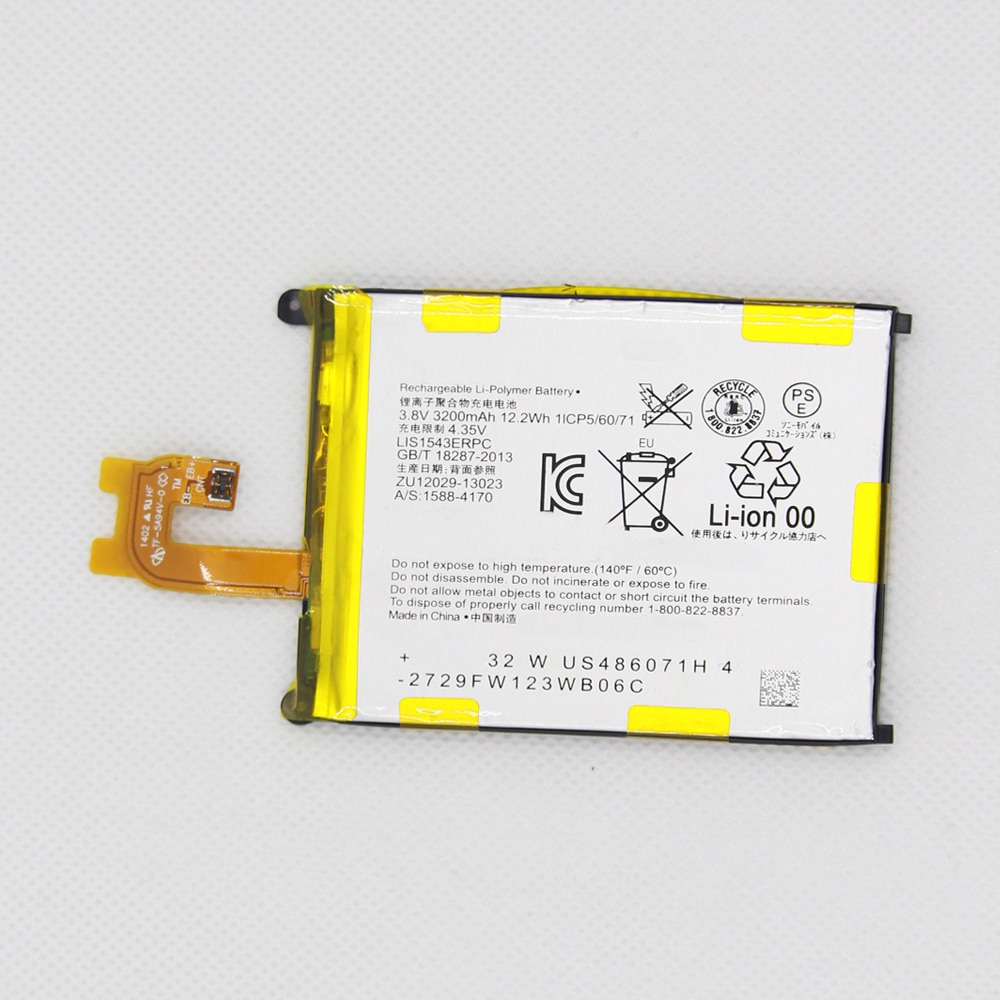 Batterij Voor SONY Xperia Z2 L50w Sirius DUS-03 D6503 D6502 LIS1543ERPC 3200mAh Telefoon Vervangende Batterij + Gereedschap kit