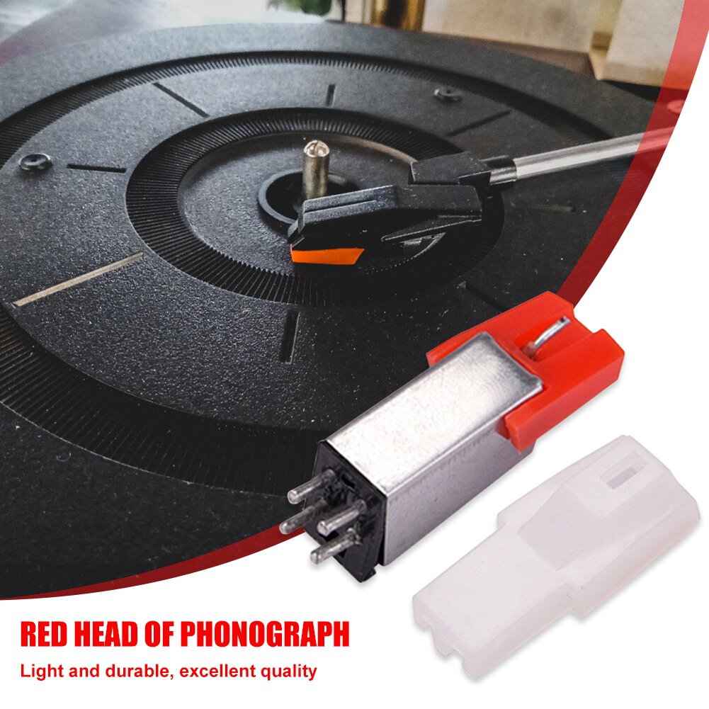Pièces de rechange de tête de Gramophone de lecteur de disque tournant magnétique en métal pour des accessoires de phonographe de LP de vinyle
