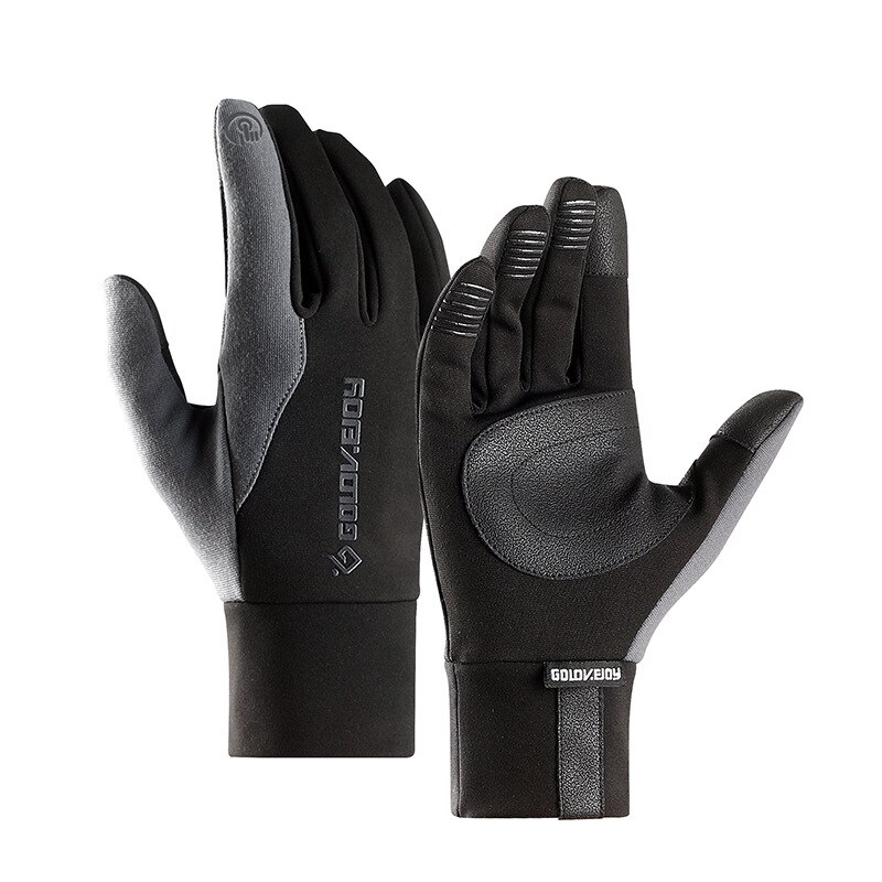 Sports Gloves Keep Warm In Winter for Outdoor Riding Windproof Waterproof Men Women Plus Velvet Thickened Non-slip: 2 / M