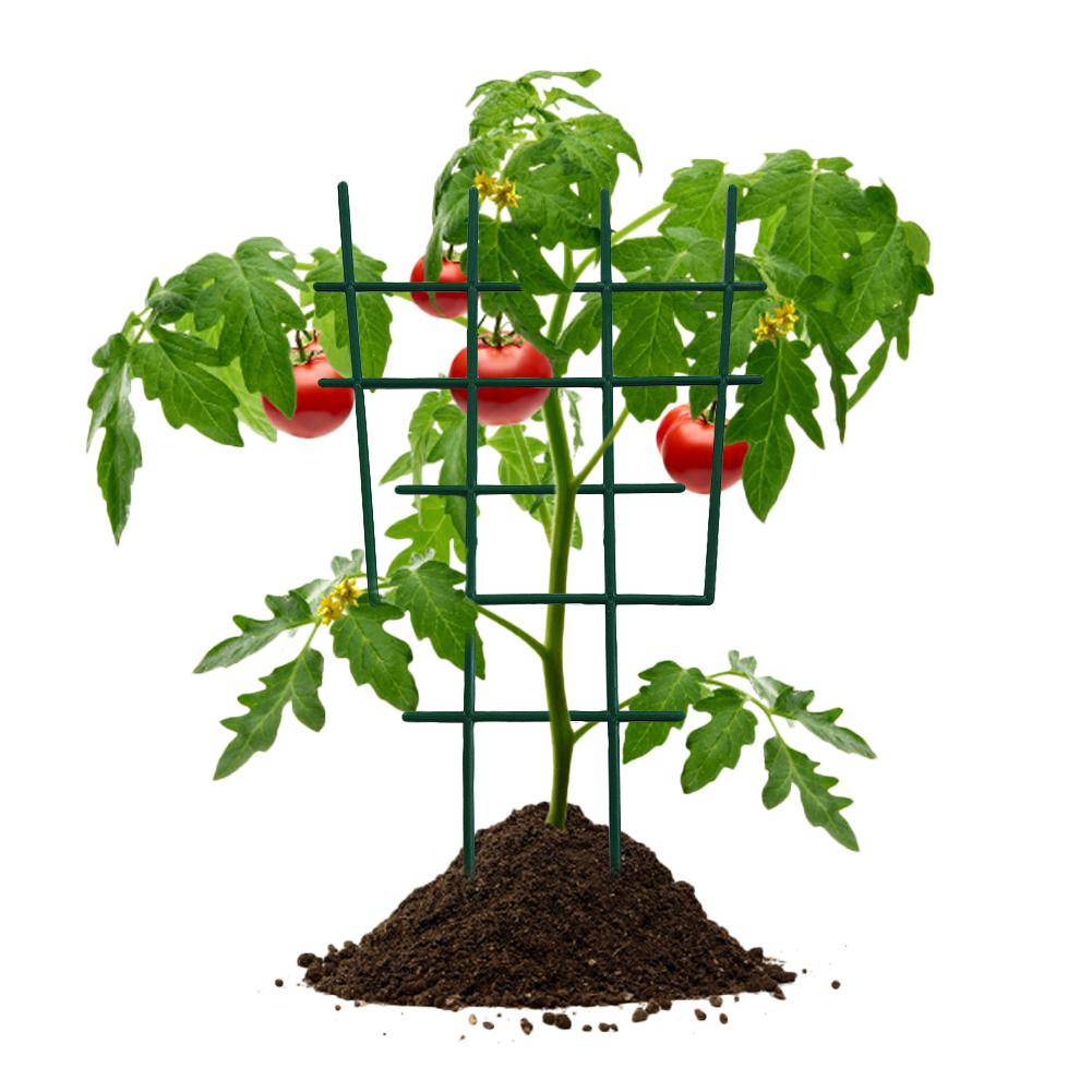 Have plante støtte klatrestativ holdbar klatre plante espalier plast blomster tomat stativ med ringe havearbejde værktøjer
