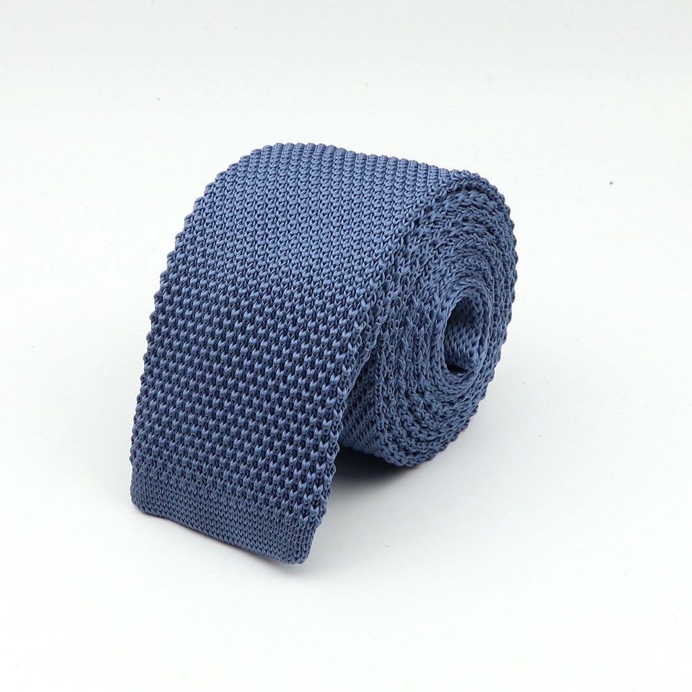 Corbata de punto para hombre, corbatas finas de tejido liso y colorido, estilo clásico, a la , para ocio: 43