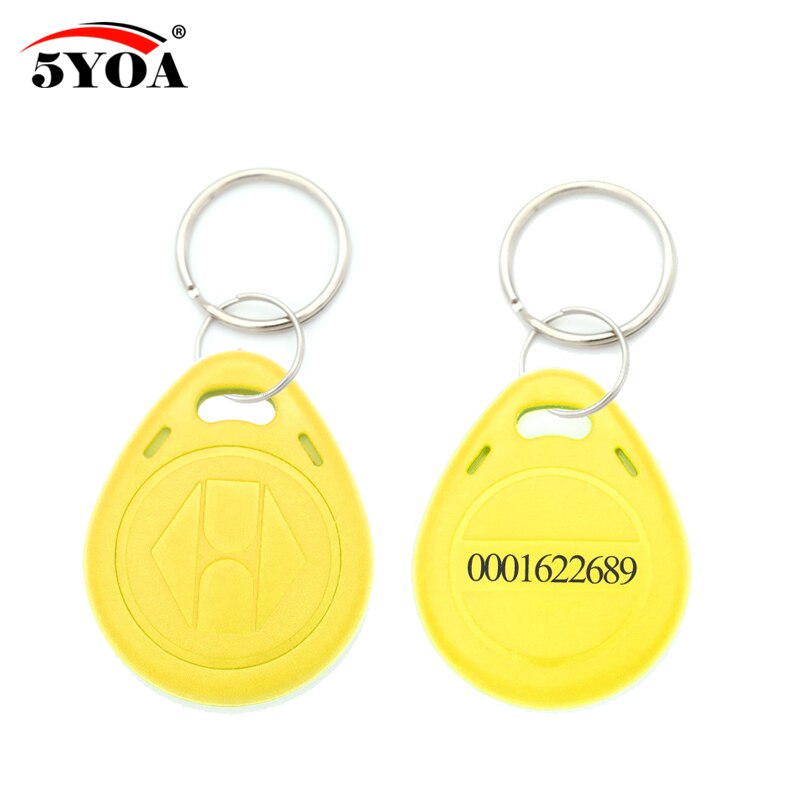 10 pezzi di garanzia della qualità em ID carta Sola lettura 4100 4102 carta d'identità di reazione 125KHZ RFID carta adatta per il controllo degli accessi presenza di tempo: giallo