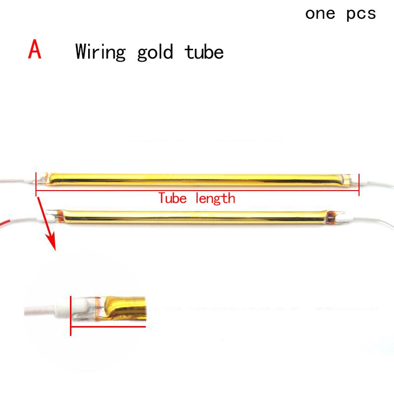 Infrarot heizung rohr infrarot heizung Element infrarot heizung lampe mit verdrahtung Gold infrarot rohr lampe decke heizung Element