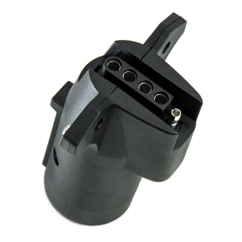 12V 7 Way Round to 5 Way Round Car Plug Connector Plastic 7 Pin Socket Plugs For Trailers RVs Q1QE
