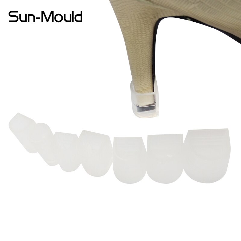 7 Size daily high Stiletto Heel Protectors protectores tacones heel cover stoppers noiseless latin heel protector 16pairs/lot