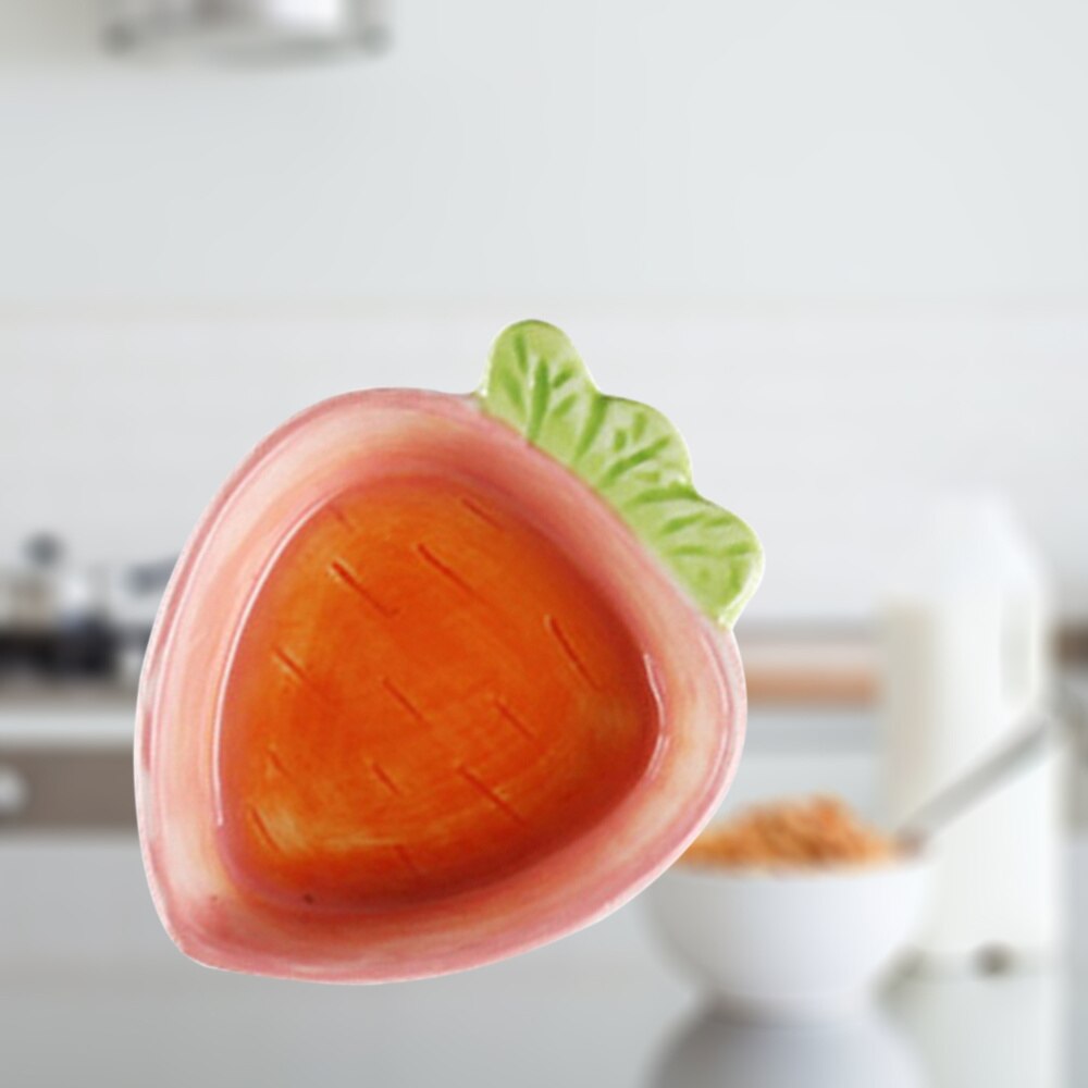 1 Pc Kids Tableware Cartoon Ceramics Sauce Appetizer Plate Food Dipping Plate for Toddlers Teens