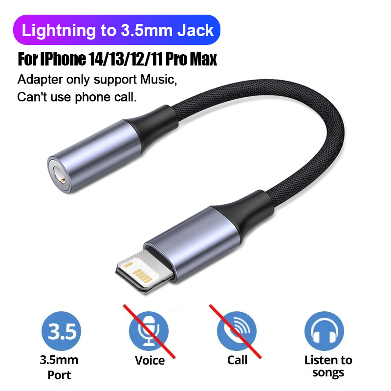 Lightning to 3.5 mm Headphone Jack Adapter Phone Dongle Converter Aux Audio Adaptor for Apple iPhone 14 13 12 11 XS XR X 8 iPad: green