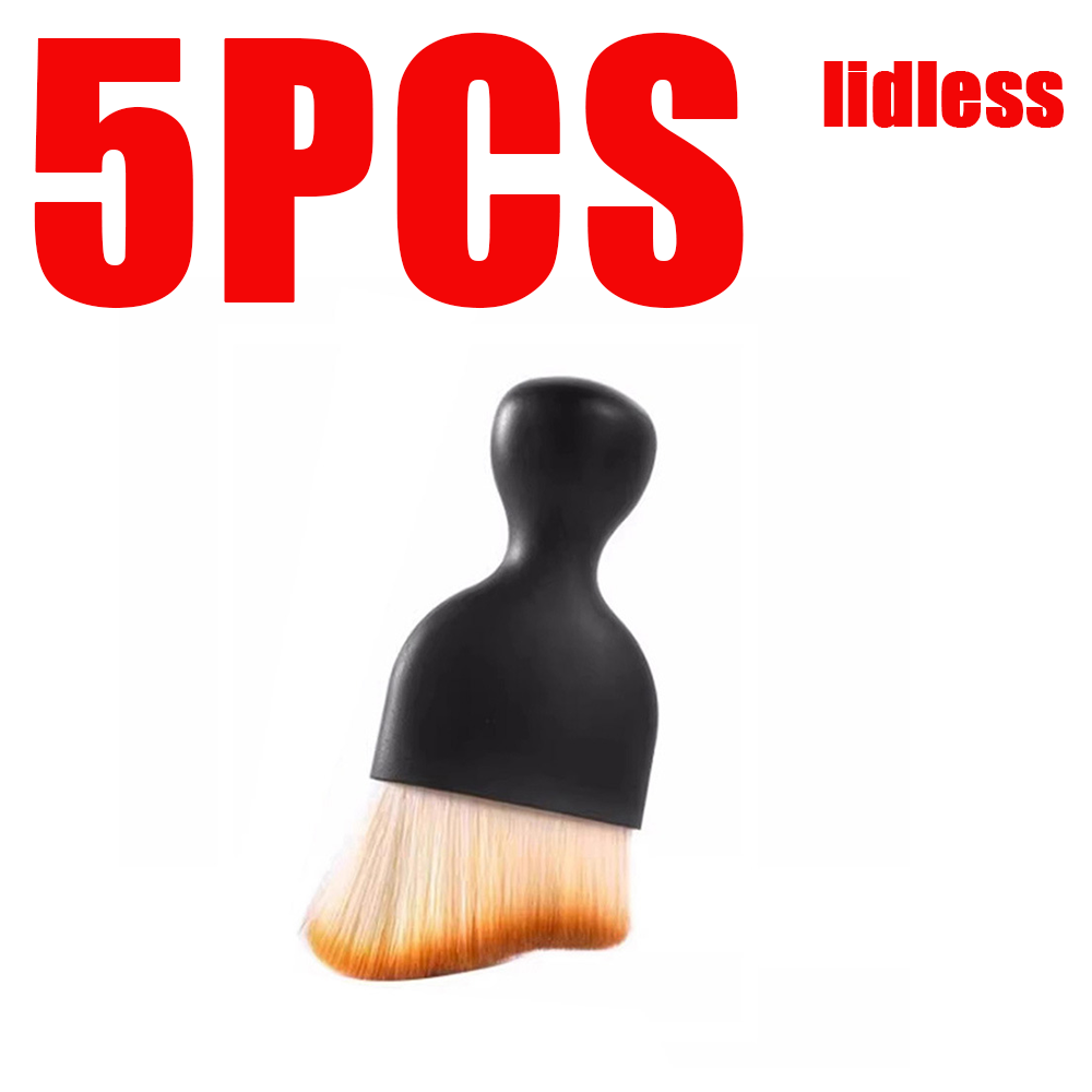1/2/5Pcs Auto Innen Reinigung Pinsel Zubehör tragbare Weiche Fell Spalt Detaillierung Conditioner Air Outlet reinigung Artefakt Werkzeug: Blau