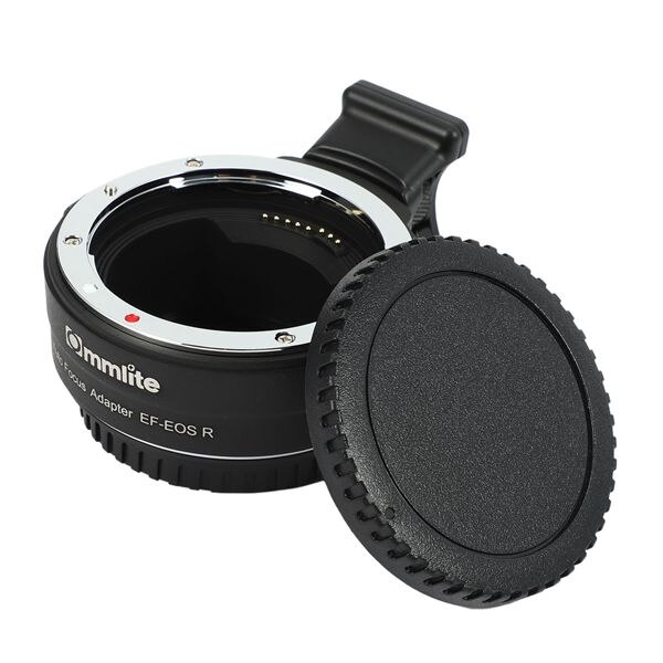 Adaptador de montaje de lente Commlite CM-EF-EOS R, adaptador de montaje de enfoque automático con Control electrónico de apertura de función IS para Canon EF/EF-S