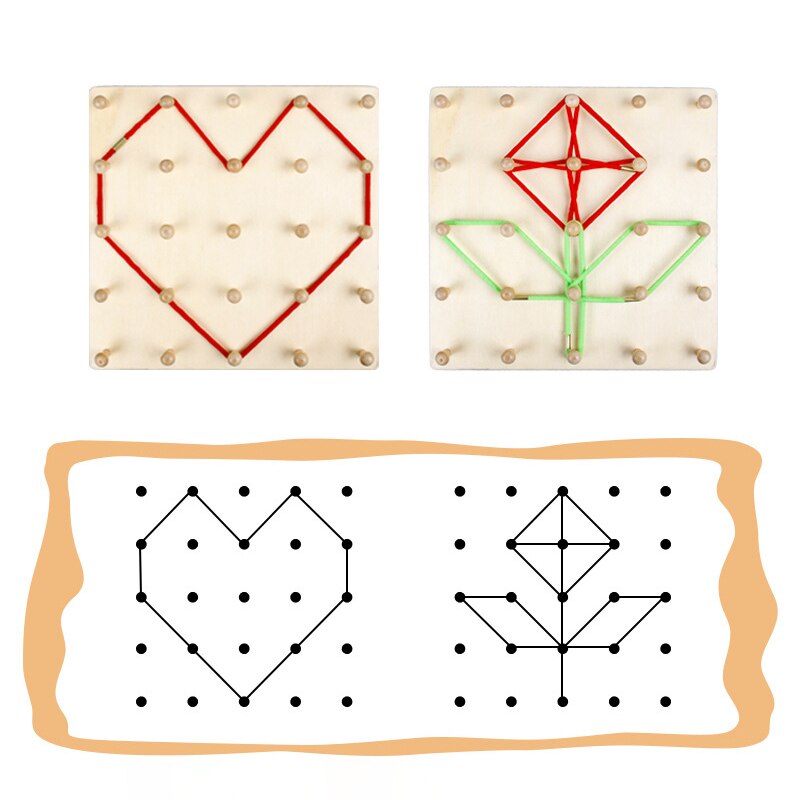 Kinderen Vorm Cognitie 3-6 Jaar Vroeg Leren Educatief Puzzel Dragen Touw Naaien Play Kit Grappig Speelgoed voor Kids