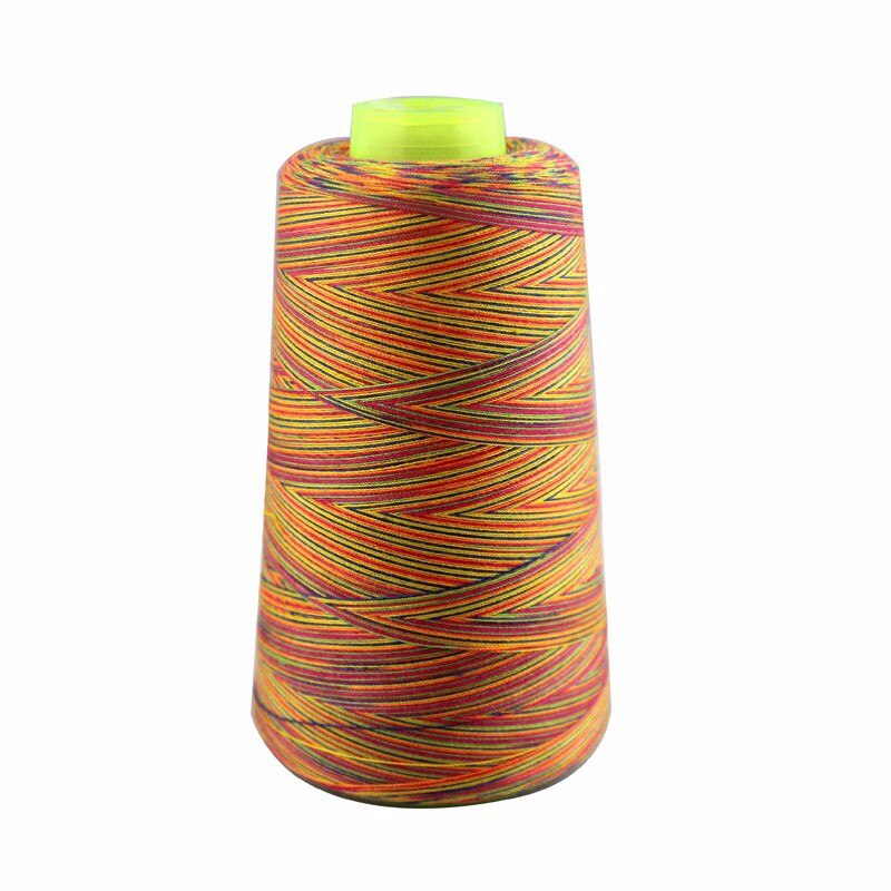 Prajna Rolle Regenbogen Nähen Themen Textil Garn Gewebt Stickerei Linie Nähen Zubehör Nähen Maschine Farbige Gewinde: as picture color 7