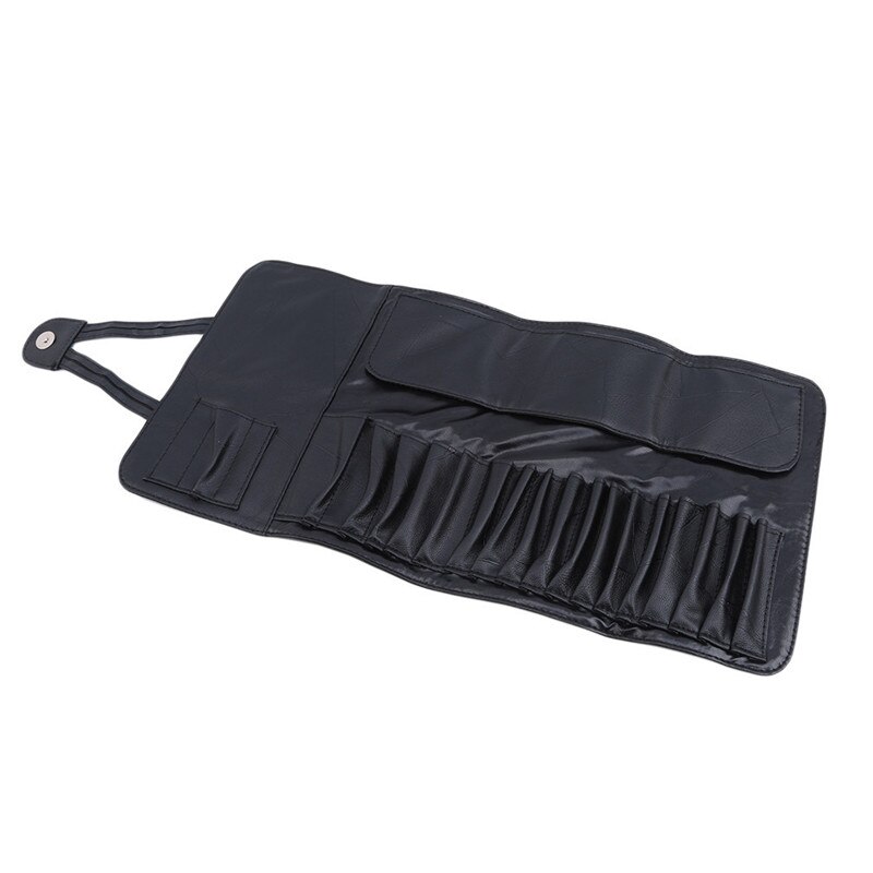 18 Gat Functionele Cosmetica Case Borstels Pencil Bag Roll Up Dikke Wrap Pouch Case Organizer Perfecte Opslag Voor Borstel Make up