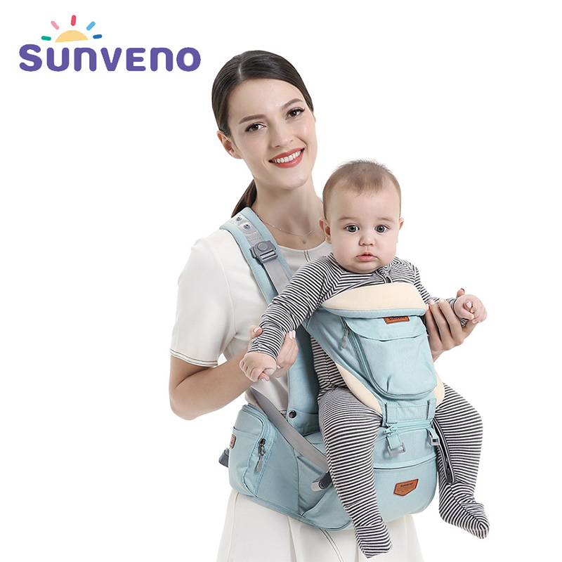 Sunveno mærke ergonomisk bæresele slynge rygsæk 360 hoftestol baby wrap slynge til nyfødt kænguru babyholder bælte til børn