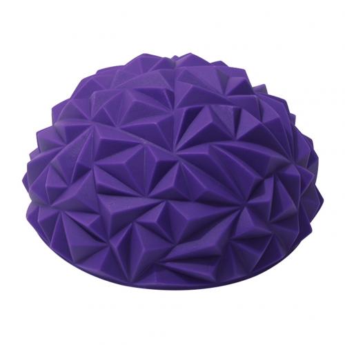 Pelota de masaje de Media bola para Fitness, accesorios de entrenamiento de Yoga para la salud: Morado