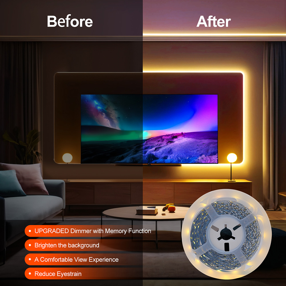 5V 2835 USB LED Streifen Licht 1m 2m 5m 30LED/m Dimmbare flexibel Lampe Band für TV Hintergrundbeleuchtung Zimmer Küche Beleuchtung Lampe Dekoration
