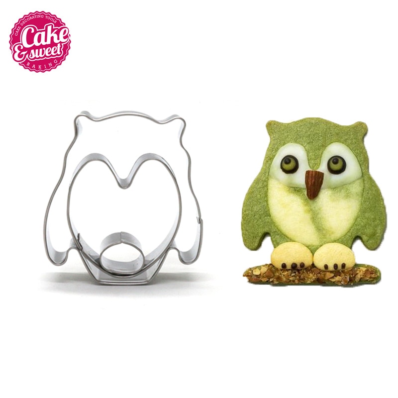 Cookie Cutters Rvs Uil Vorm Cookie Cutters Dier Biscuit Bakken Tools Fondant Gebak Decorating Gereedschap