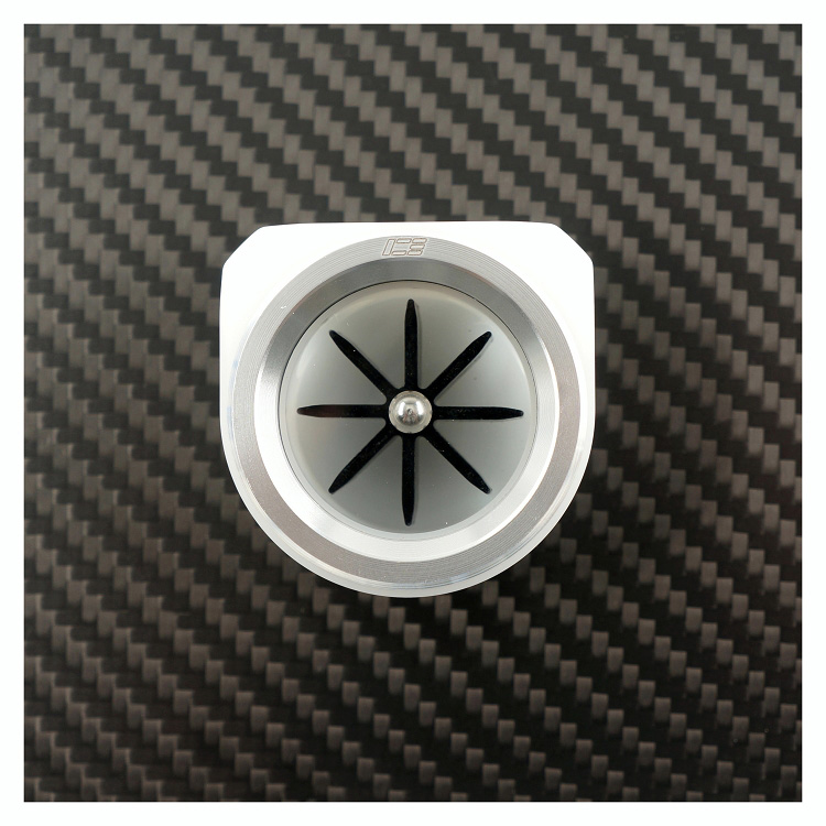 FormulaMod ICE-FM-BK/ICE-FM-WH,Ice Black/white computer water cooling water flow indicator water flow meter: White