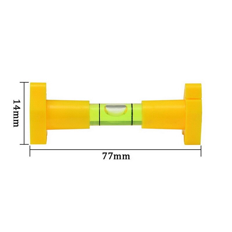 Pocket Line Hanging Spirit Level Brick Rope Cord Wire String Bubble Hanger Black Instruments and Apparatus: yellow