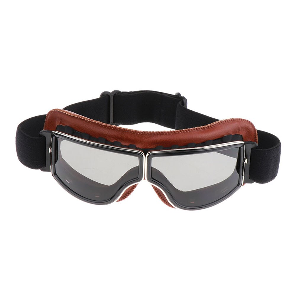 Helmet Goggles AntiUV windproof Glasses Eyewear Motorcycle Motorbike Black