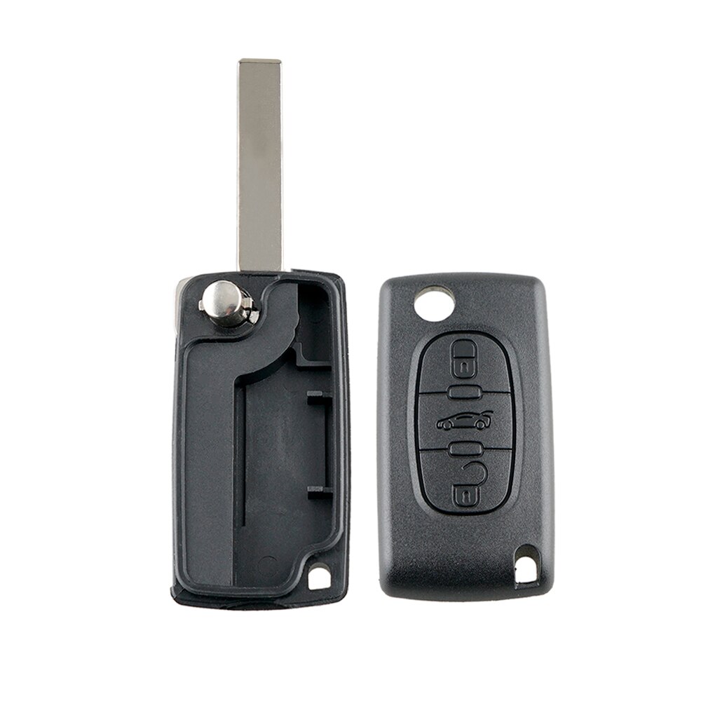 Bilnøgle skal forpeugeot 407 407 307 308 607 fjernbetjening nøgle etui skal nøgle cover 3 knapper nøgle etui  ce0523