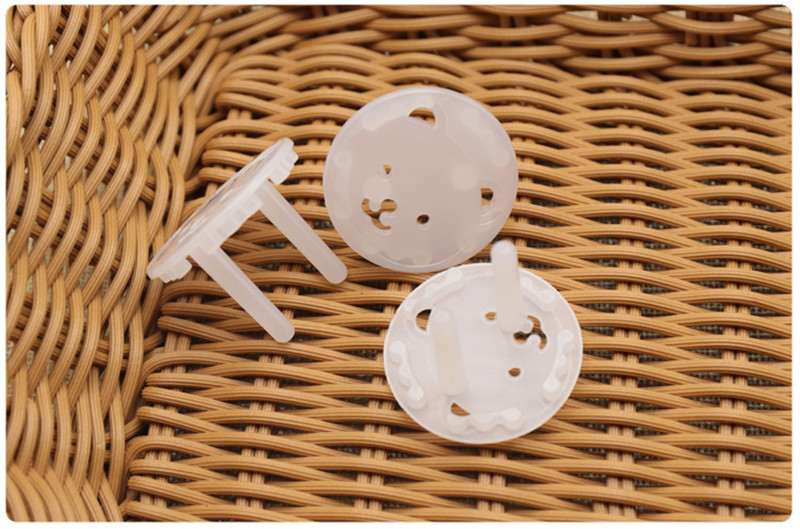 5/10pcs Bear EU Stopcontact Stopcontact Baby Kids Kind Veiligheid Guard Bescherming Anti Elektrische Shock Stekkers protector Cover