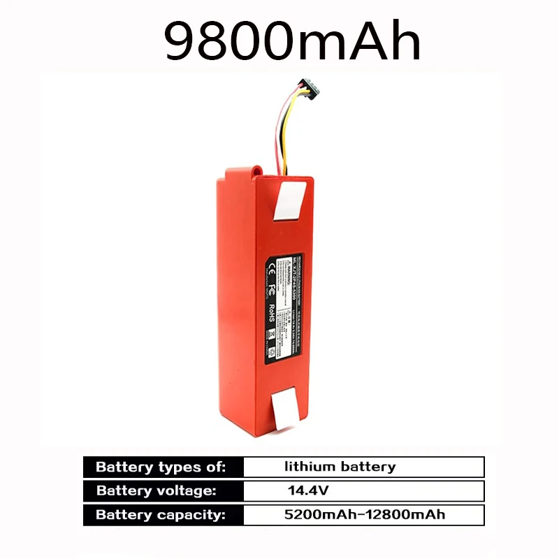 100% oryginalny akumulator BRR-2P4S-5200S do odkurzacza automatycznego Xiaomi Roborock S55 S60 S65 S50 S51 S5 MAX S6 Parts: SZARY