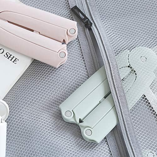 Cintres pliants pour vêtements de voyage, cintres portables et permettant de gagner de l'espace pour une utilisation familiale et en voyage