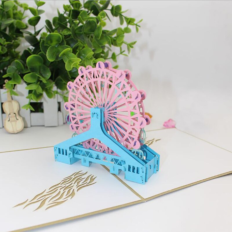 3d popup-kort bursdagskort til jentebarn valentinsdag bursdagskake gratulasjonskort postkort kort med konvolutt: Stil 13
