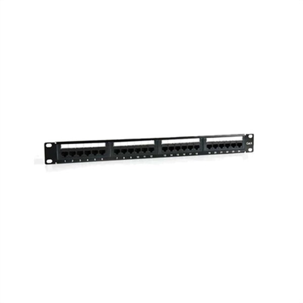 Patch Panel categoria 6 UTP a 24 porte 2LAN 19 19"