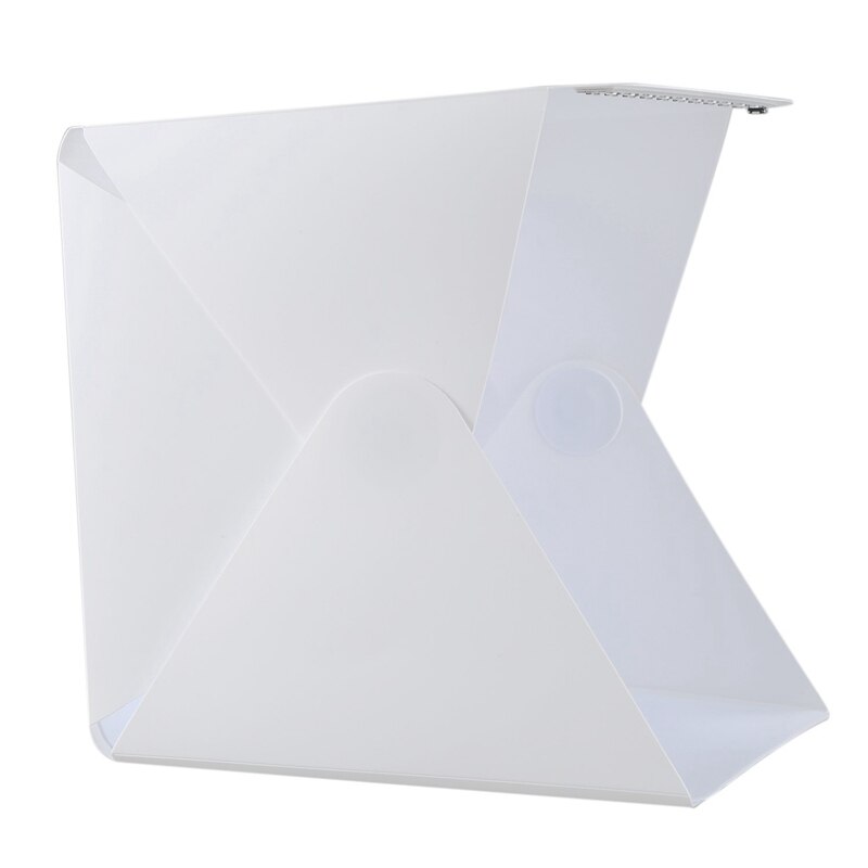 Mini Opvouwbare Fotostudio Fotografie Led Lightlighting Tent Soft Box (Kleur: Wit)