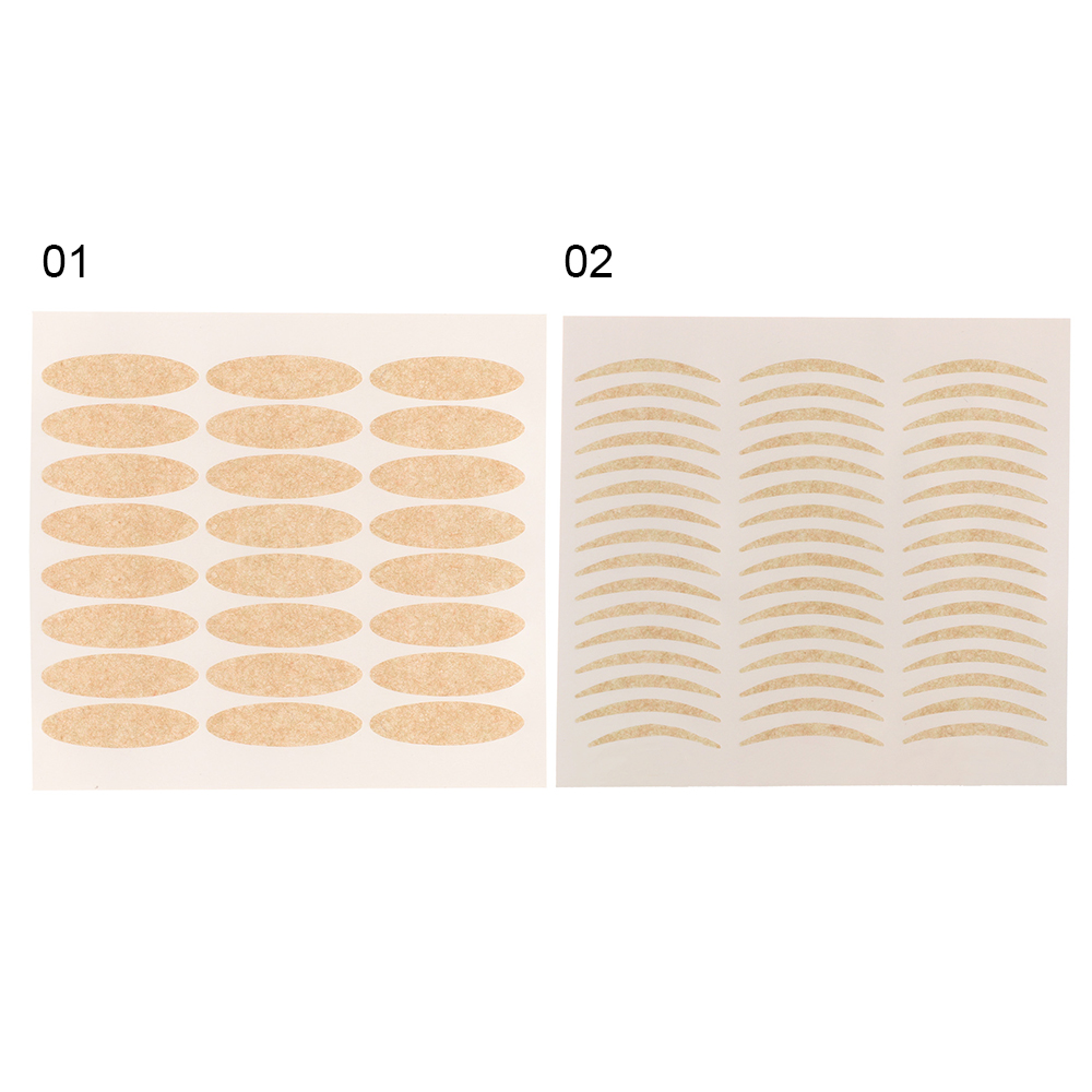 240Pcs Dubbele Vouw Ooglid Sticker Kant Fiber Onzichtbare Ooglid Mesh Tape Transparante Grote Ogen Zelfklevende Make-Up gereedschap