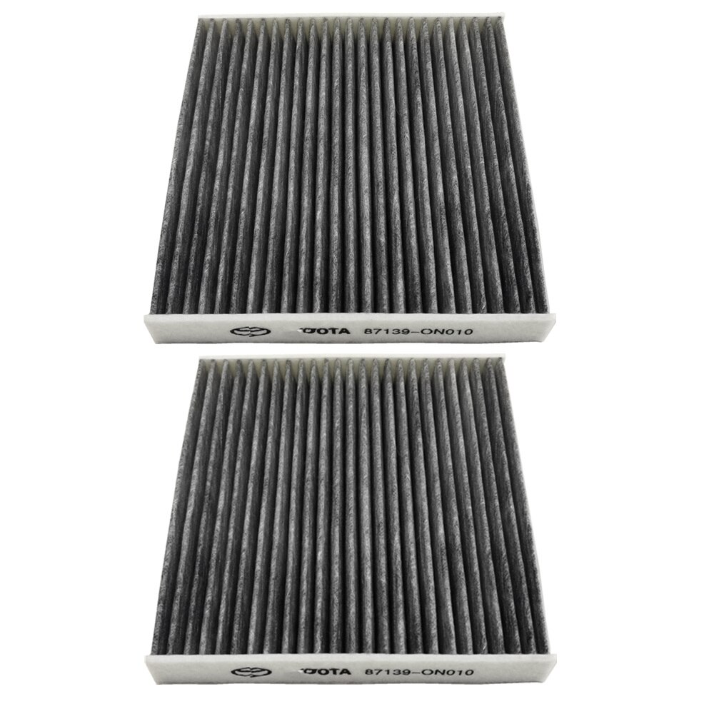 Luftfilter og kabinfilter for toyota corolla auris avensis rav 4 iii iv kullfilter oem 17801-21050 87139-06060 87139-0 n 010: 2 kabinfiltre