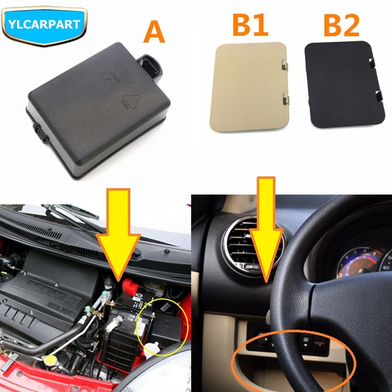 Voor Geely, Lc Cross,GC2-RV,GX2,Emgrand Xpandino,Panda,Pandino,GC2, auto Zekering Box Cover
