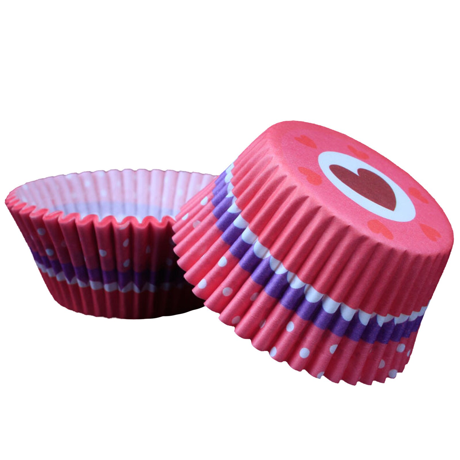 High-resistance Cupcake Cup Baking Utensils Thick High Temperature Resistant Rainbow Paper Cake Budding Pvc Paper Cup#50#50