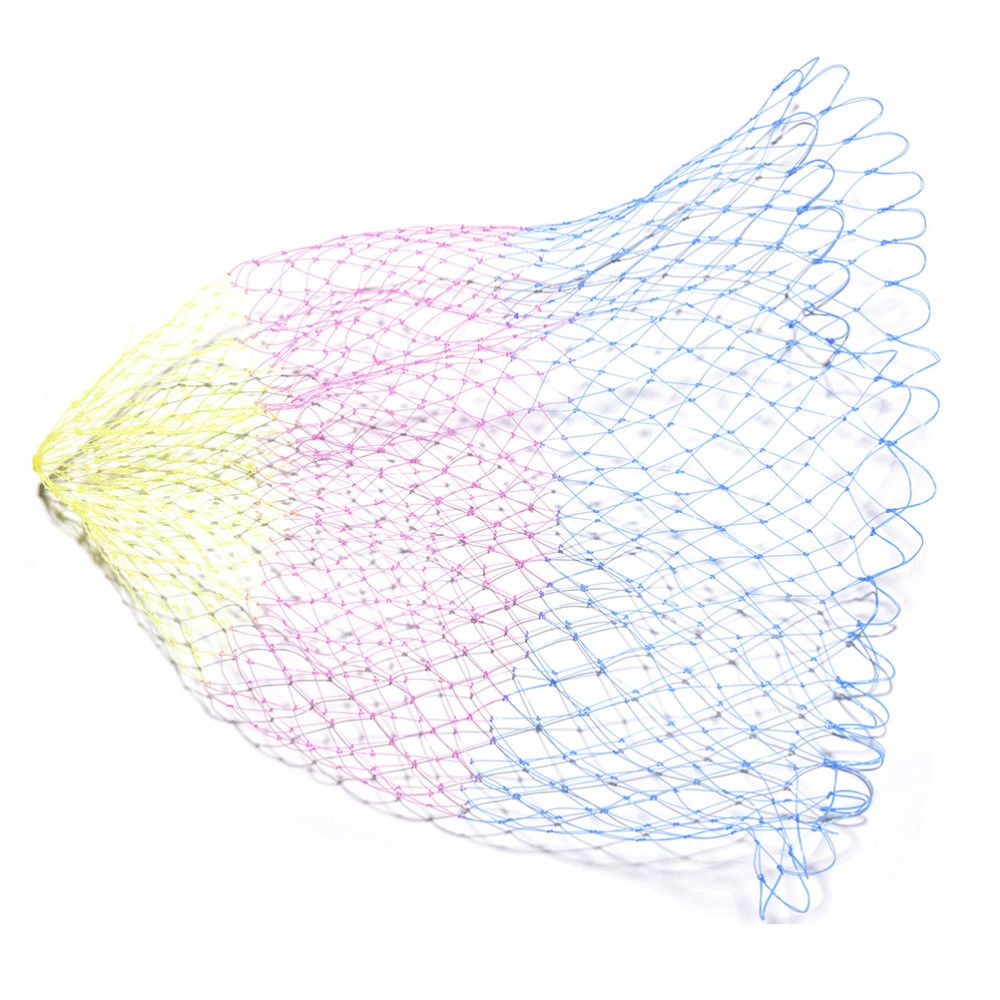 Collapsible Fishing Tackle Folding Carp Net 40/50/60cm 3 Sizes Dip Net Nylon Fishing Nets Rhombus Mesh