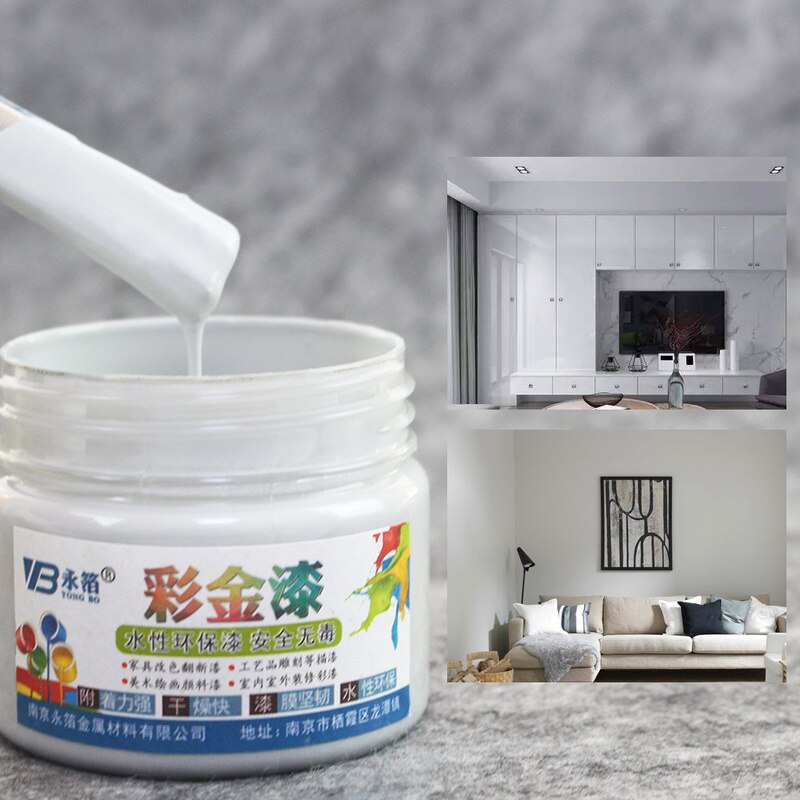 100g gray water-based paint varnish, furniture, iron doors, wooden doors, handicrafts, wall, paintin