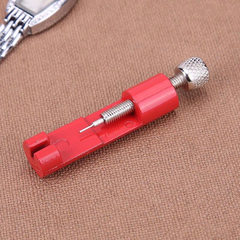 Repair Tools Adjusting Watch Band Tool Watch Band Bracelet Strap Link Pin Remover Wristwatch Red