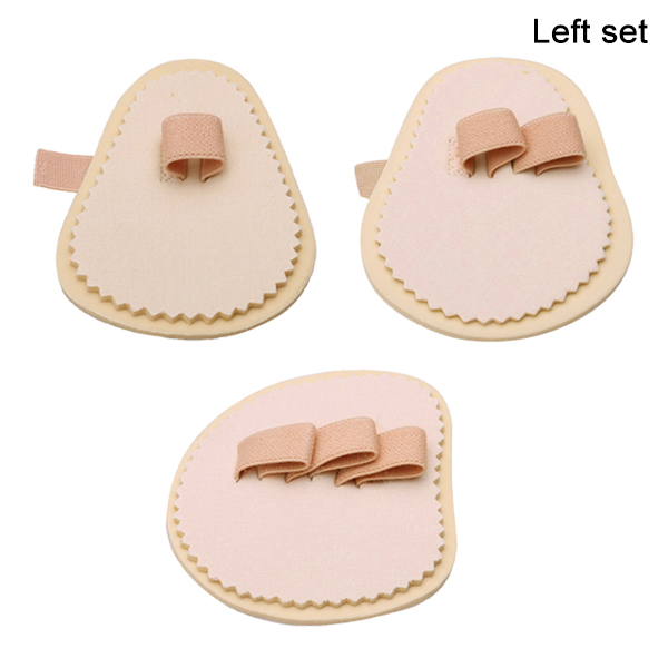 Pedifix Toes Straightener Pad Budin Splint Hammer Toe Corrector Set SSwell: Left Set